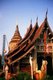 Thailand: The 16th century chedi and more recent viharn with its traditional Lanna lanterns, used during the annual Loy Krathong festival, at Wat Lok Moli, Chiang Mai, northern Thailand